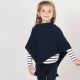 Navy Poncho