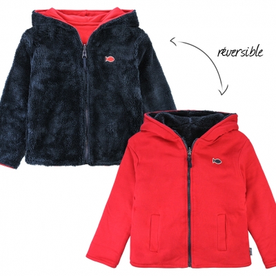 Gilet réversible rouge