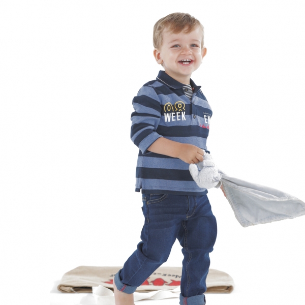 navy blue shirt for baby boy