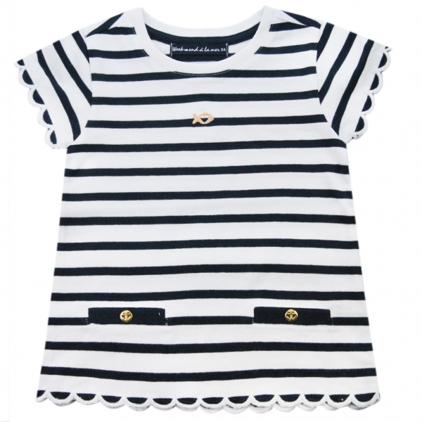 opt white st navy tee