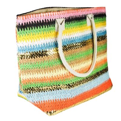 multicolor clutch bag