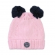 Pink stitch hat