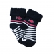 Navy ecru socks