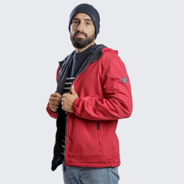 Reversible Zip Hooded Jacket