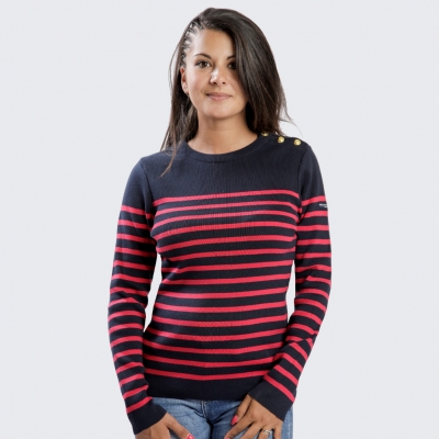 navy pink jumper