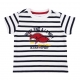 Tee-shirt rayé blanc-marine