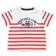 White and red striped tee-shirt