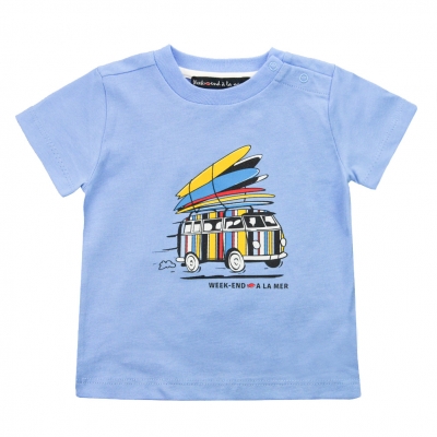Tee-shirt bleu ciel
