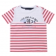 White and red striped tee-shirt