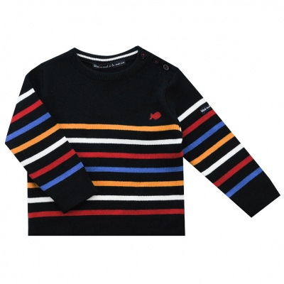 Multicolor stripe sweater