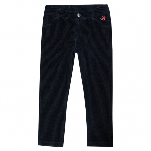 Pantalon marine velours