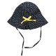 dots printed hat