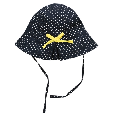 dots printed hat