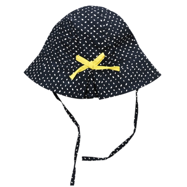 dots printed hat