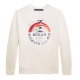 Gilet rose clair rayé blanc à capuche